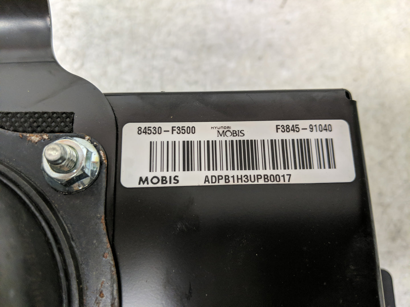 2017-2020 Hyundai Elantra Air Bag Passenger Right Dashboard OEM P/N:84530-F3500 Fits Fits 2017 2018 2019 2020 OEM Used Auto 