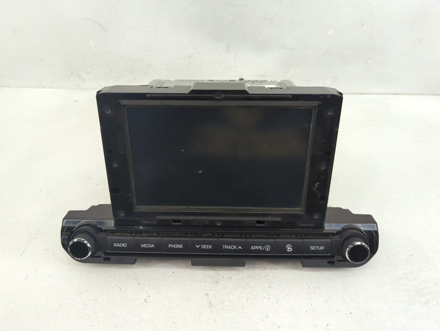 2017-2018 Hyundai Elantra Radio AM FM Cd Player Receiver Replacement P/N:96160-F2110UAT Fits Fits 2017 2018 OEM Used Auto Pa