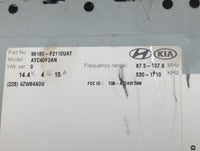 2017-2018 Hyundai Elantra Radio AM FM Cd Player Receiver Replacement P/N:96160-F2110UAT Fits Fits 2017 2018 OEM Used Auto Pa