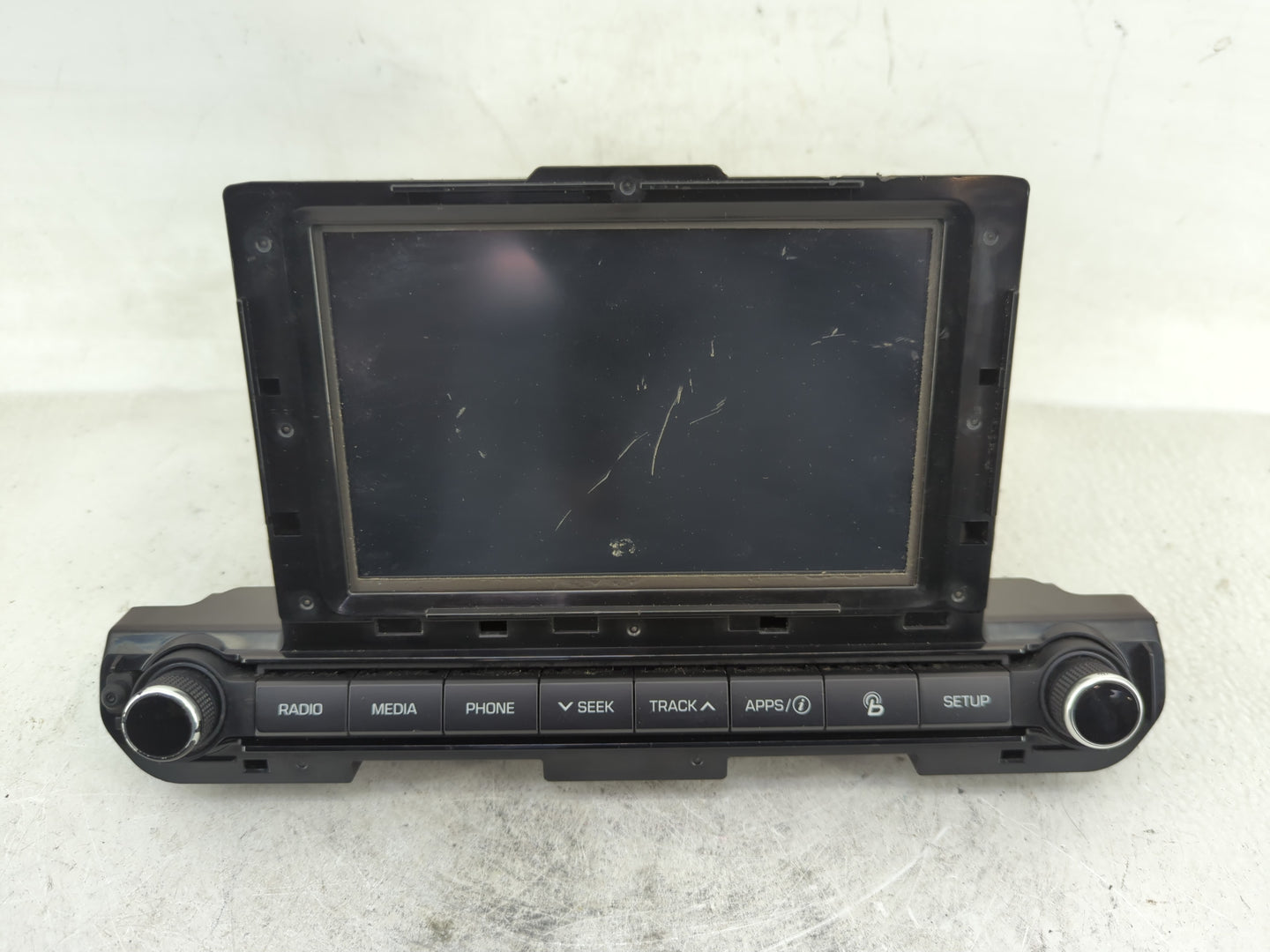 2017-2018 Hyundai Elantra Radio AM FM Cd Player Receiver Replacement P/N:96160-F2110UAT Fits Fits 2017 2018 OEM Used Auto Pa