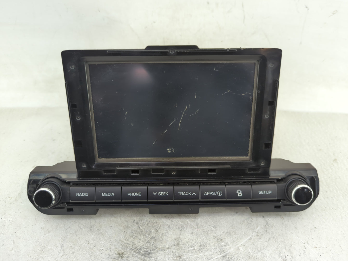 2017-2018 Hyundai Elantra Radio AM FM Cd Player Receiver Replacement P/N:96160-F2110UAT Fits Fits 2017 2018 OEM Used Auto Pa