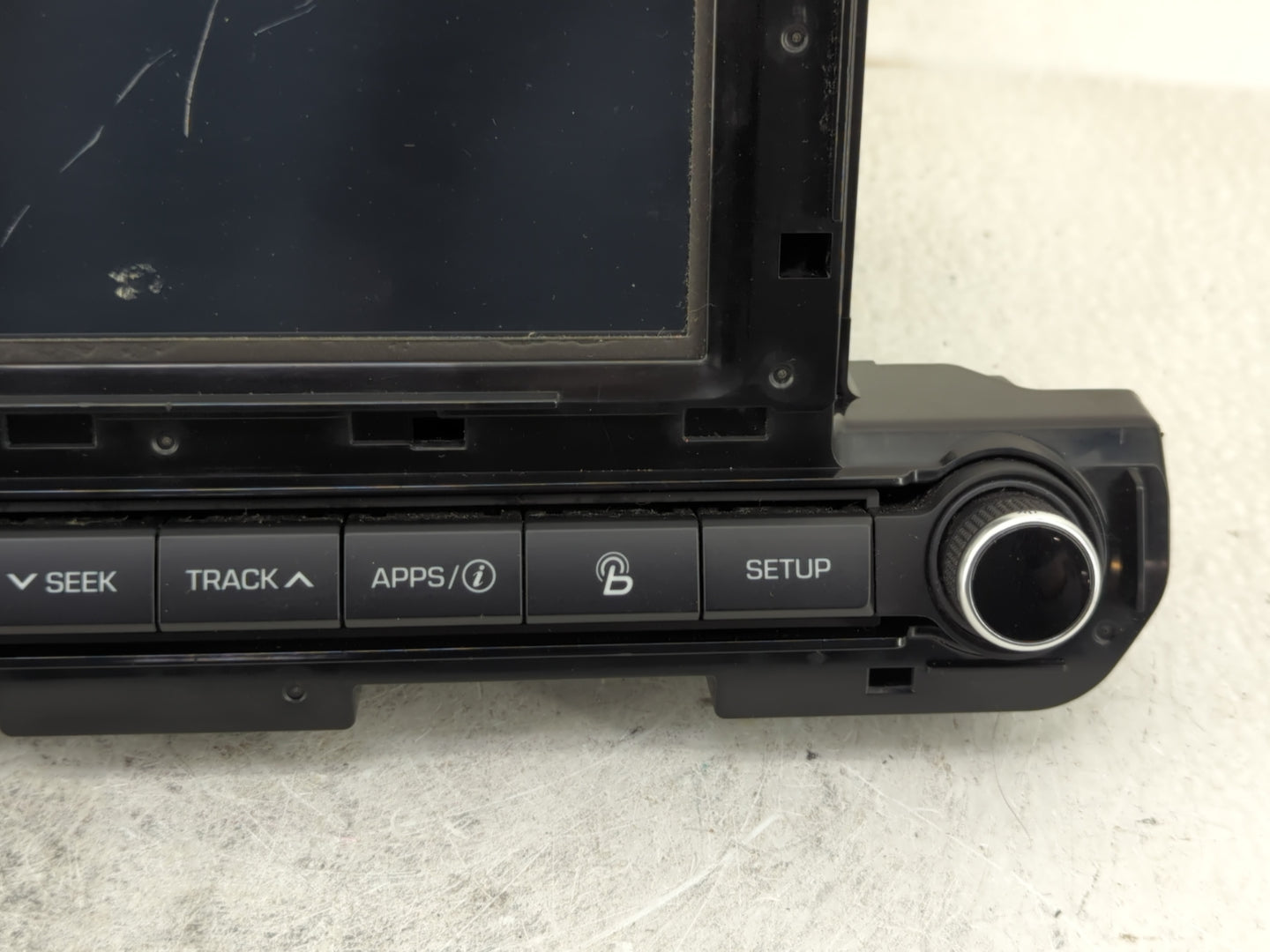 2017-2018 Hyundai Elantra Radio AM FM Cd Player Receiver Replacement P/N:96160-F2110UAT Fits Fits 2017 2018 OEM Used Auto Pa