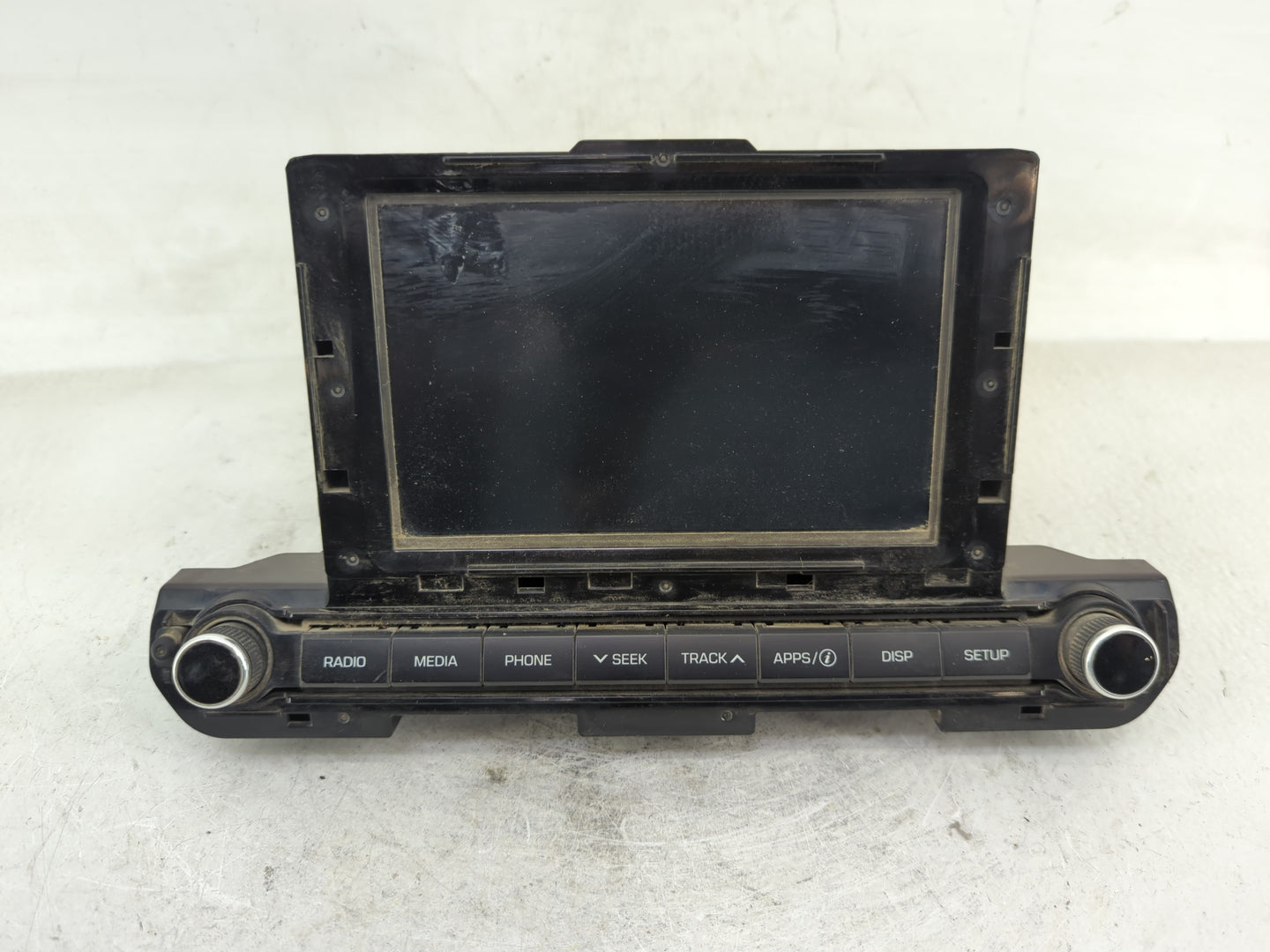 2017-2018 Hyundai Elantra Radio AM FM Cd Player Receiver Replacement P/N:96160-F2121UAT Fits Fits 2017 2018 OEM Used Auto Pa