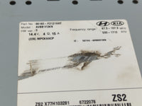 2017-2018 Hyundai Elantra Radio AM FM Cd Player Receiver Replacement P/N:96160-F2121UAT Fits Fits 2017 2018 OEM Used Auto Pa