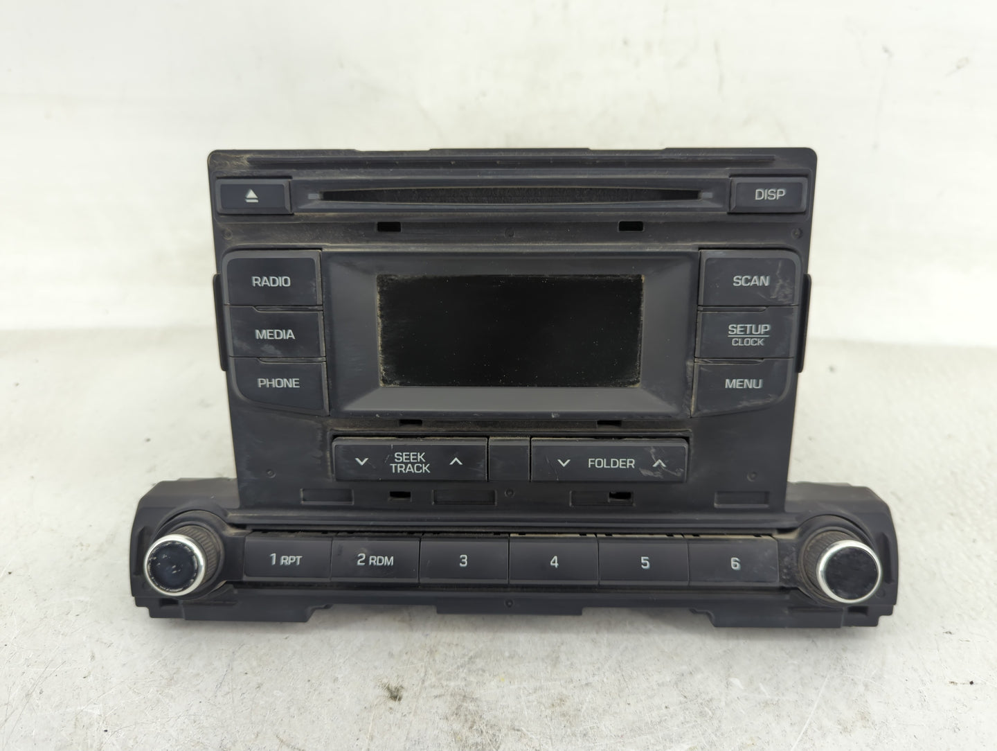 2017-2018 Hyundai Elantra Radio AM FM Cd Player Receiver Replacement P/N:96170F2220UAT Fits Fits 2017 2018 OEM Used Auto Par