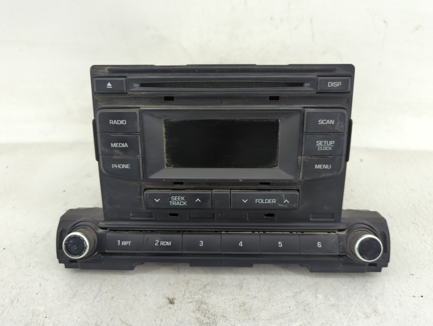 2017-2018 Hyundai Elantra Radio AM FM Cd Player Receiver Replacement P/N:96170F2220UAT Fits Fits 2017 2018 OEM Used Auto Par