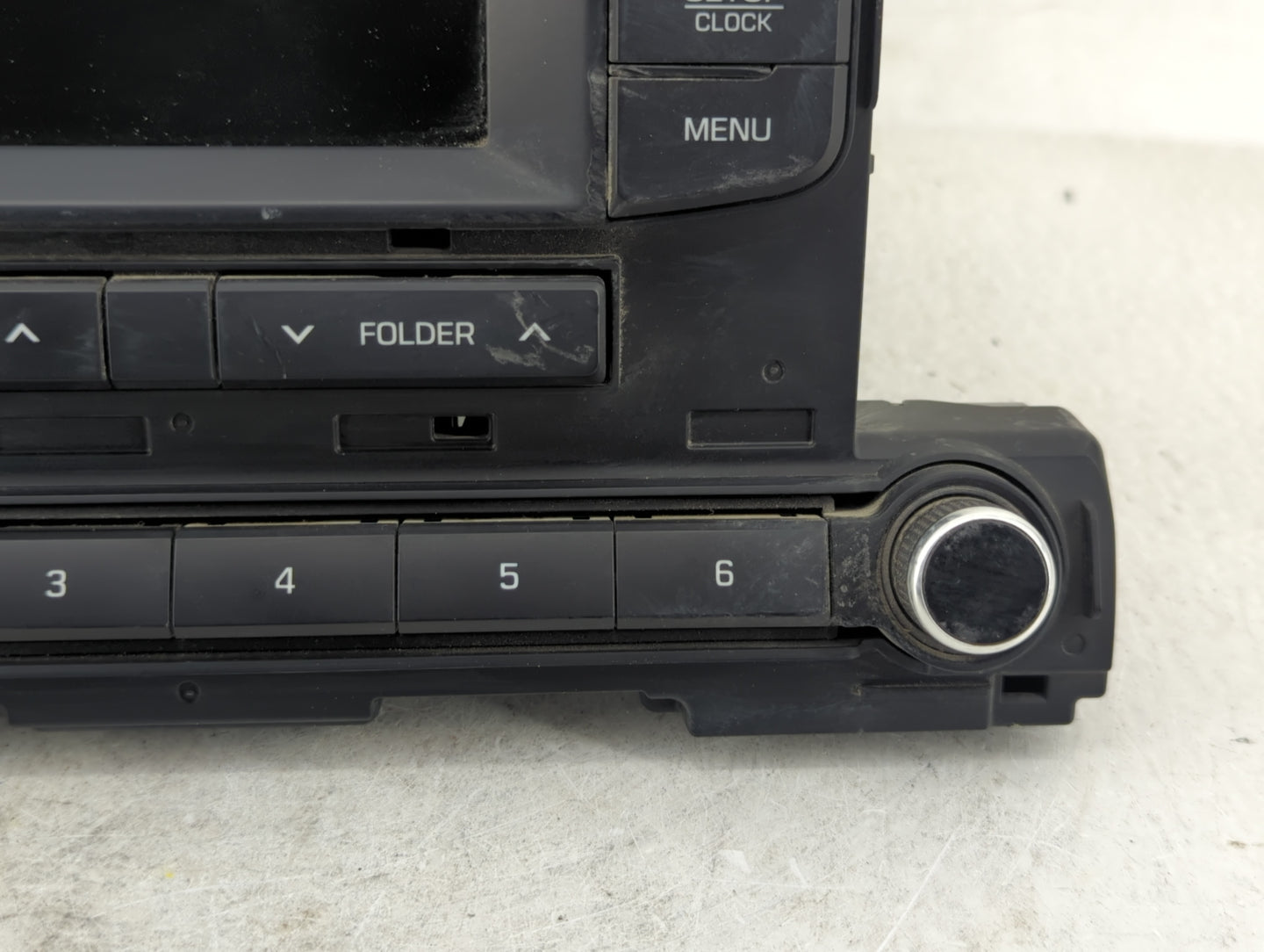 2017-2018 Hyundai Elantra Radio AM FM Cd Player Receiver Replacement P/N:96170F2220UAT Fits Fits 2017 2018 OEM Used Auto Par