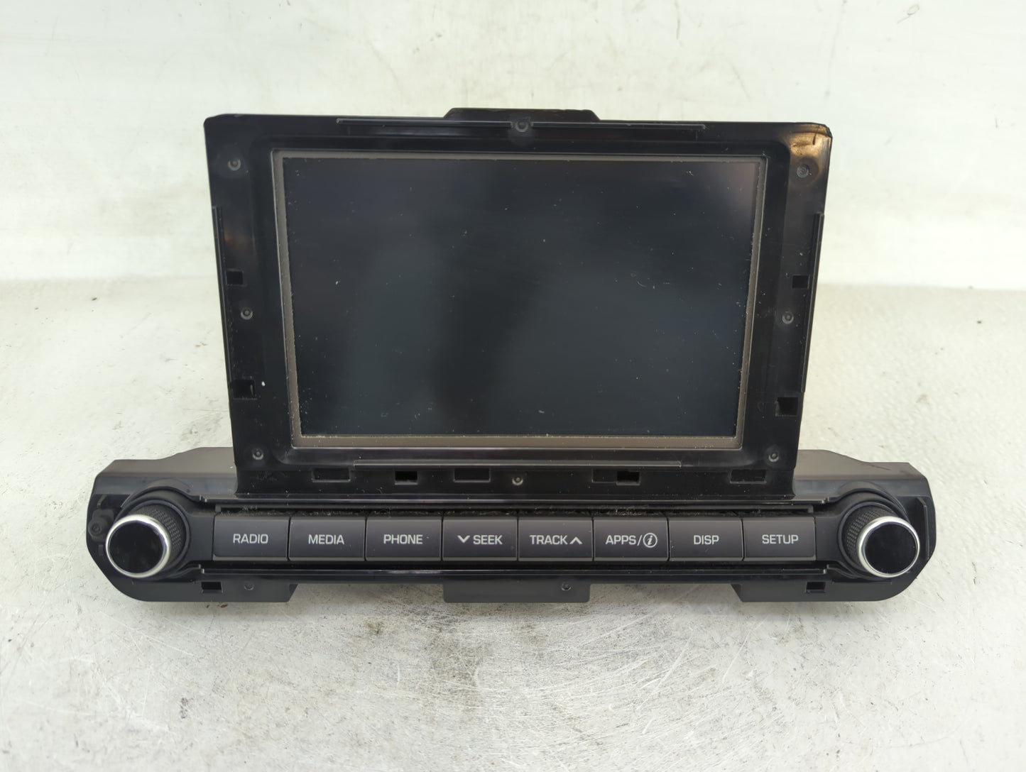 2017-2018 Hyundai Elantra Radio AM FM Cd Player Receiver Replacement P/N:96160-F2101UAT Fits Fits 2017 2018 OEM Used Auto Pa