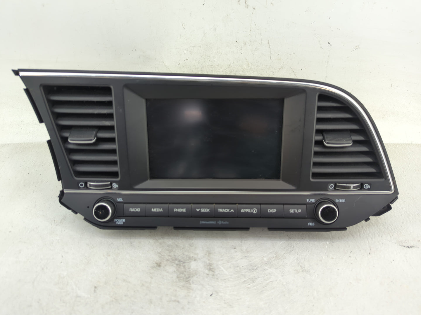 2017-2018 Hyundai Elantra Radio AM FM Cd Player Receiver Replacement P/N:96160-F2100UAT Fits Fits 2017 2018 OEM Used Auto Pa