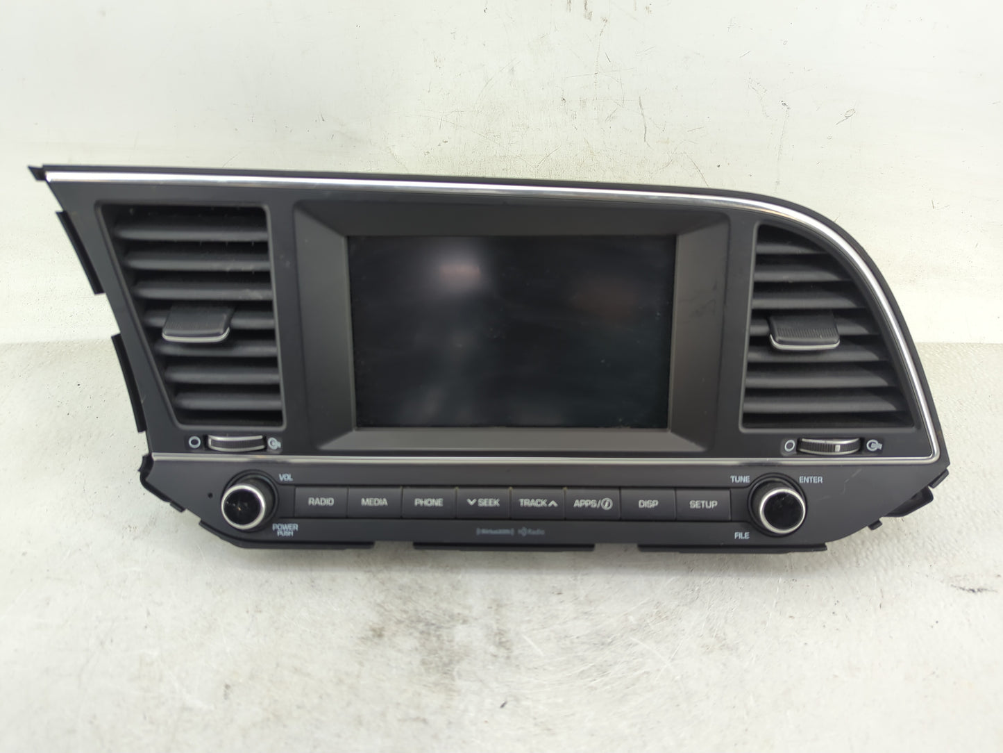 2017-2018 Hyundai Elantra Radio AM FM Cd Player Receiver Replacement P/N:96160-F2100UAT Fits Fits 2017 2018 OEM Used Auto Pa