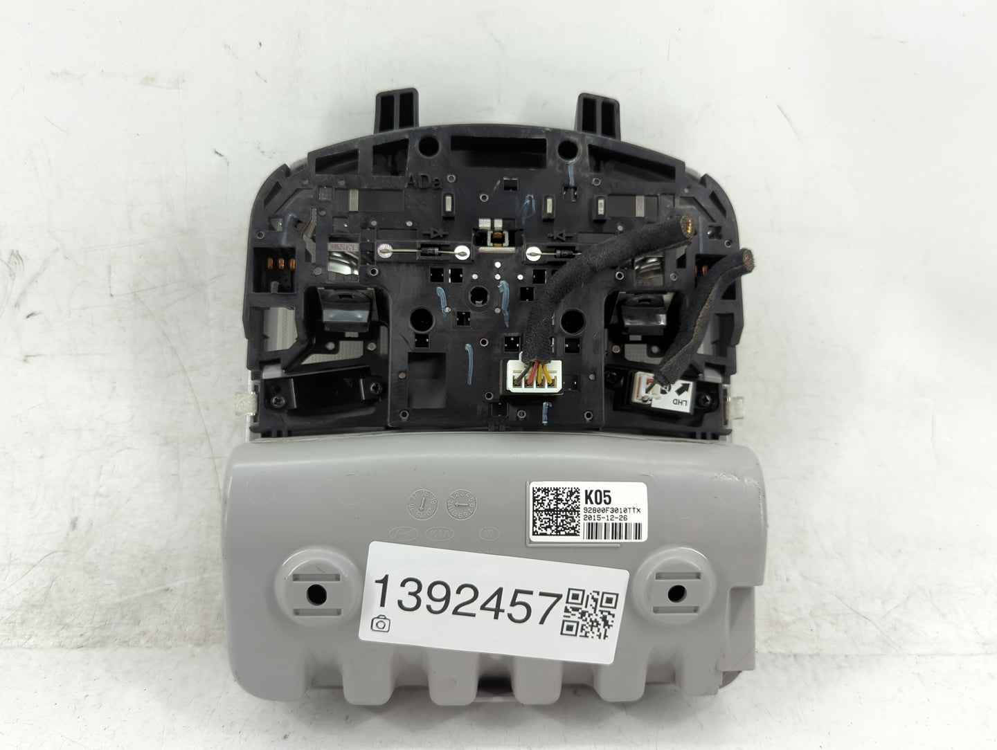 2017 Hyundai Elantra Overhead Roof Console - Oemusedautoparts1.com