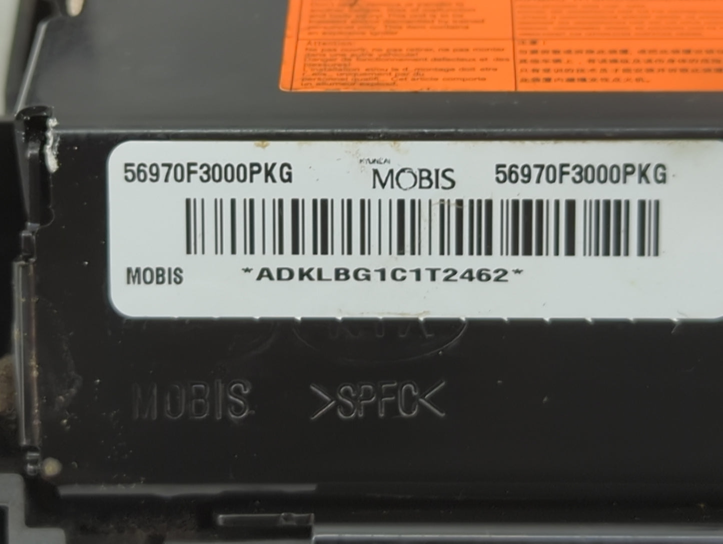2016-2017 Hyundai Elantra Air Bag Driver Left Knee OEM P/N:56970F3000PKG Fits Fits 2016 2017 OEM Used Auto Parts - Oemusedau