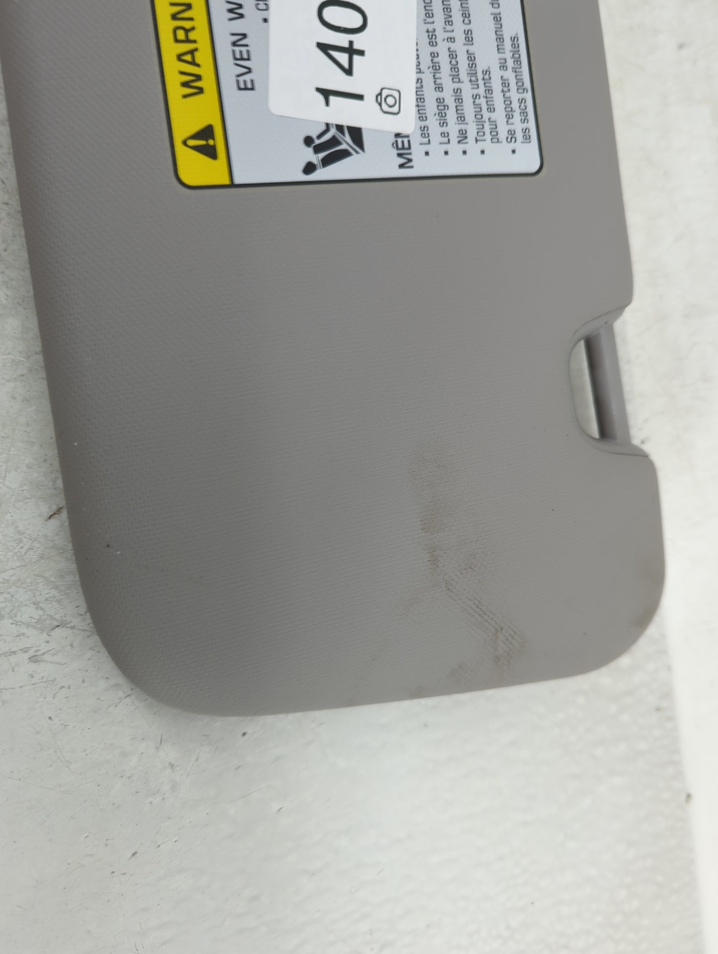 2017-2020 Hyundai Elantra Sun Visor Shade Replacement Passenger Right Mirror Fits Fits 2017 2018 2019 2020 OEM Used Auto Par