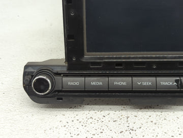 2017-2018 Hyundai Elantra Radio AM FM Cd Player Receiver Replacement P/N:96160-F2100UAT Fits Fits 2017 2018 OEM Used Auto Parts