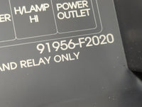 2017 Hyundai Elantra Fusebox Fuse Box Panel Relay Module P/N:91956-F2020 Fits OEM Used Auto Parts - Oemusedautoparts1.com