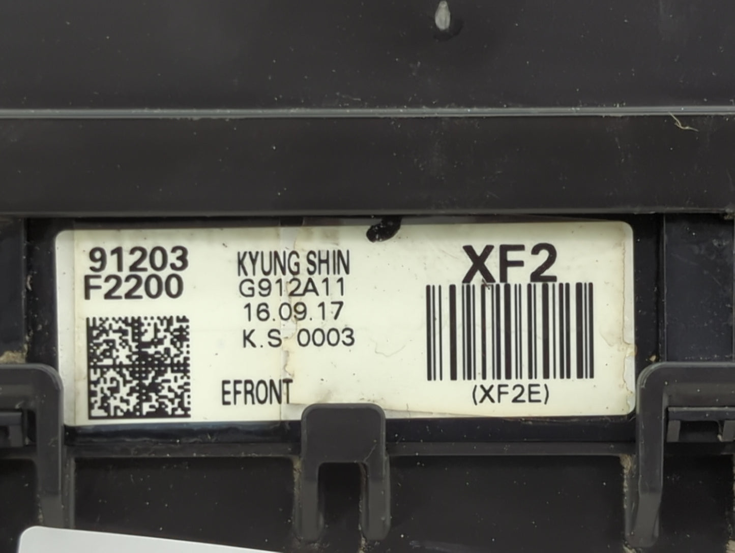 2017 Hyundai Elantra Fusebox Fuse Box Panel Relay Module P/N:91203 F2200 Fits OEM Used Auto Parts - Oemusedautoparts1.com