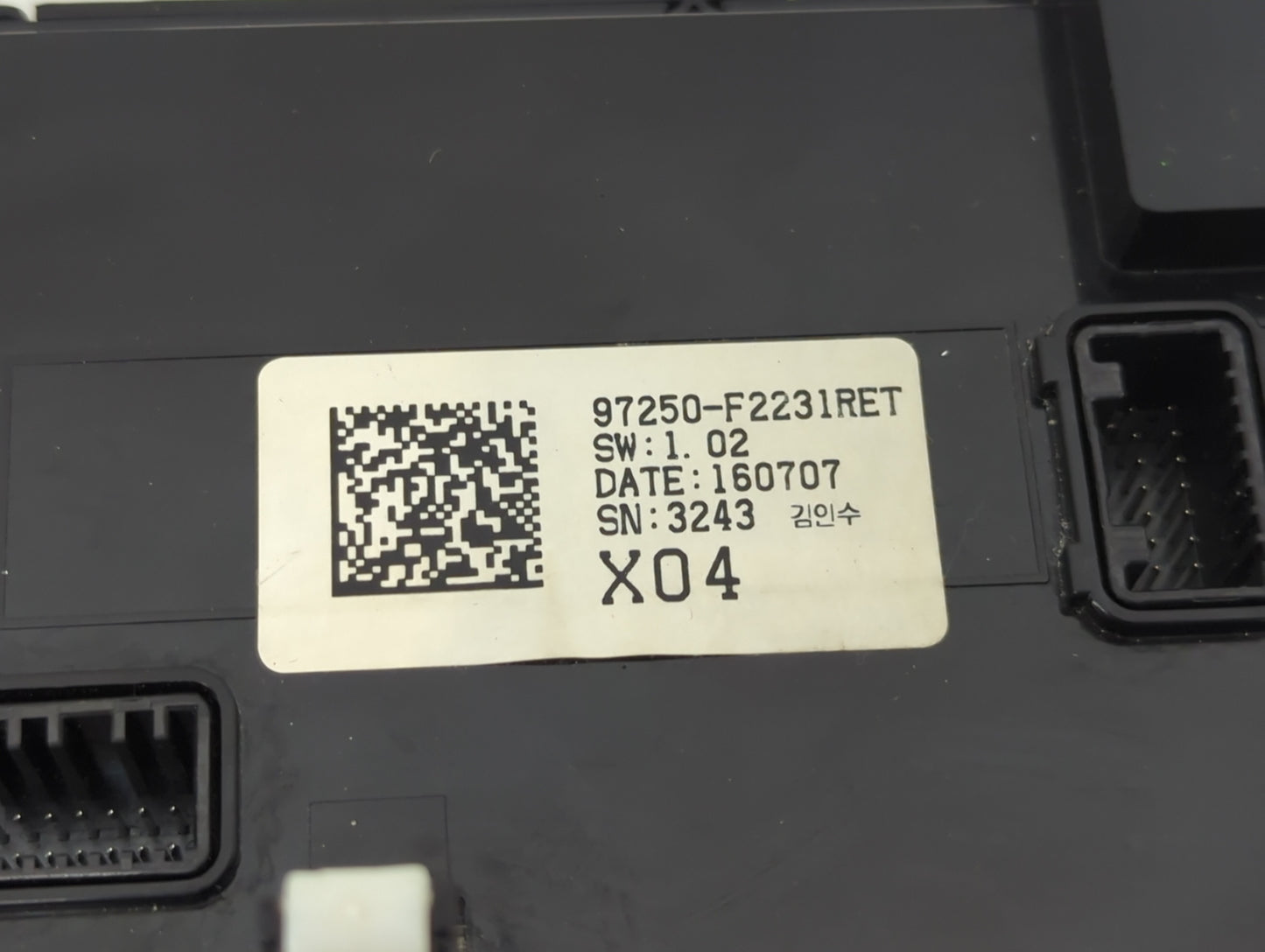 2017-2018 Hyundai Elantra Climate Control Module Temperature AC/Heater Replacement P/N:97250-F2231RET Fits Fits 2017 2018 OE