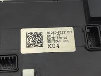 2017-2018 Hyundai Elantra Climate Control Module Temperature AC/Heater Replacement P/N:97250-F2231RET Fits Fits 2017 2018 OE