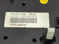 2017-2018 Hyundai Elantra Climate Control Module Temperature AC/Heater Replacement P/N:97250-F20604X Fits Fits 2017 2018 OEM