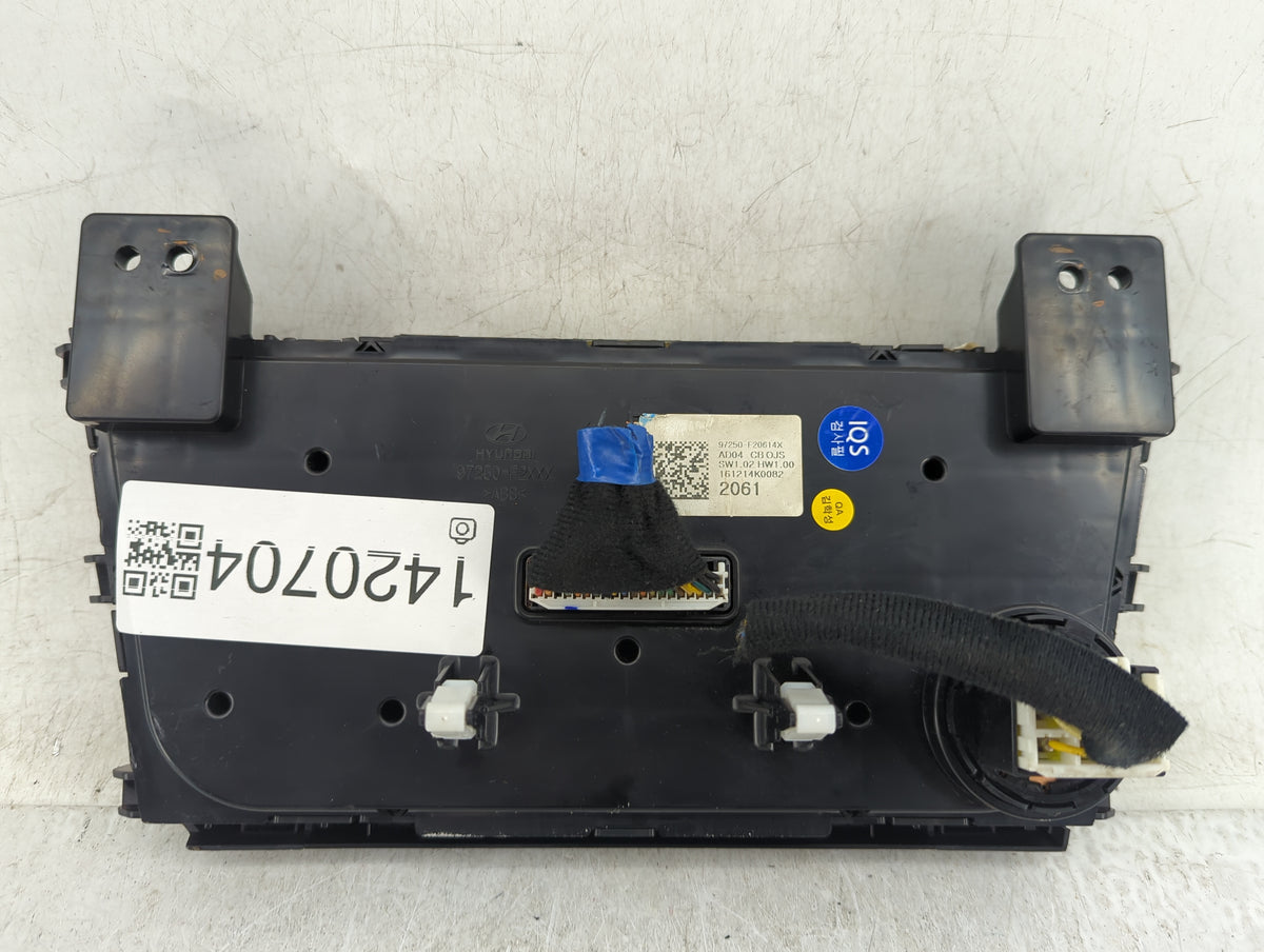 2017 Hyundai Elantra Climate Control Module Temperature AC/Heater Replacement P/N:97250-F20614X 97250-F2XXX Fits OEM Used Au
