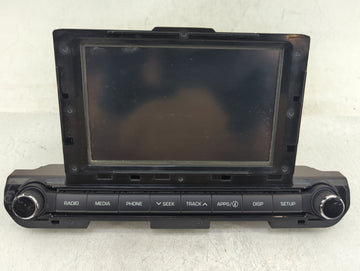 2017-2018 Hyundai Elantra Radio AM FM Cd Player Receiver Replacement P/N:96160-F2101UAT Fits Fits 2017 2018 OEM Used Auto Pa