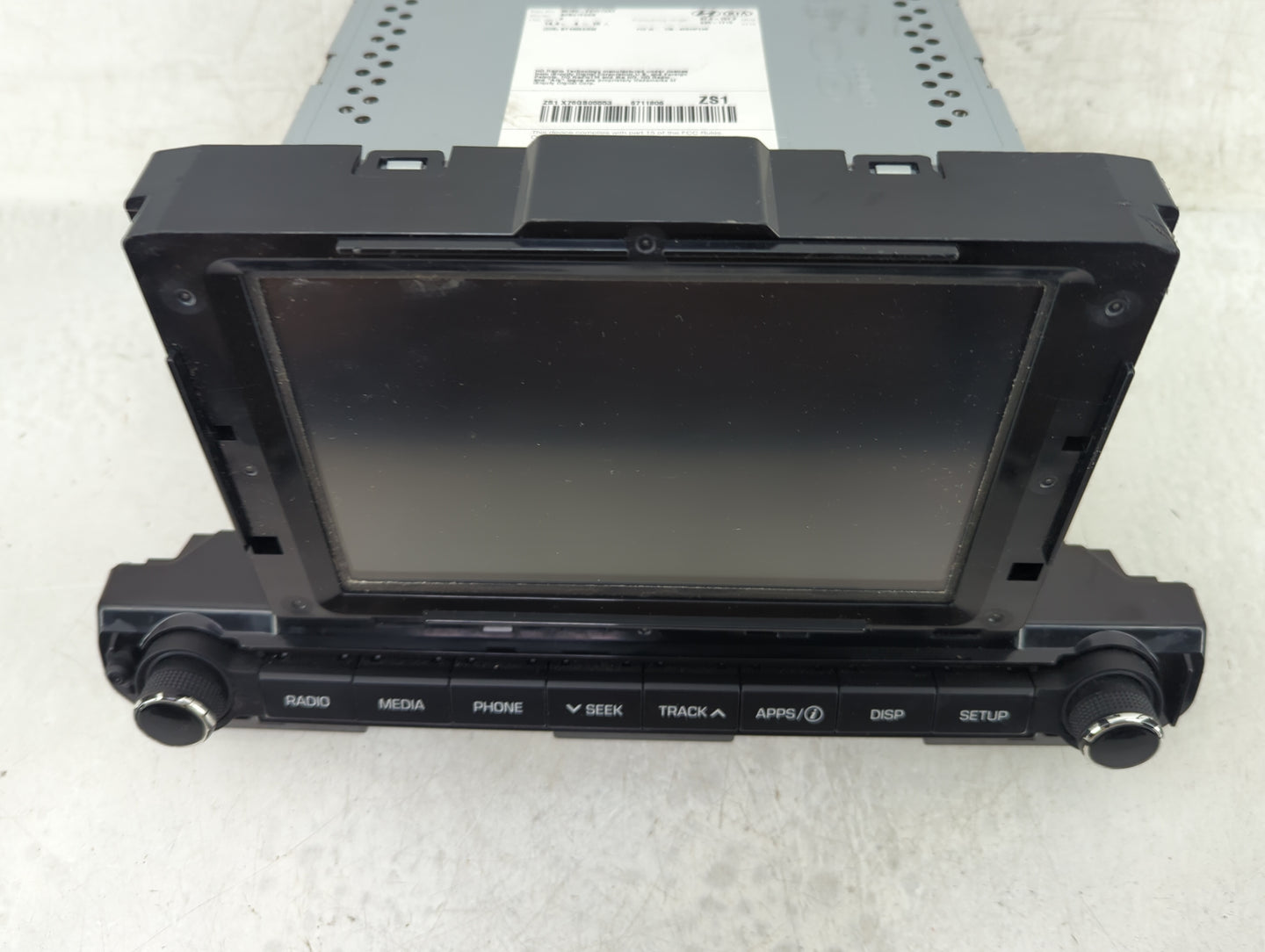 2017-2018 Hyundai Elantra Radio AM FM Cd Player Receiver Replacement P/N:96160-F2101UAT Fits Fits 2017 2018 OEM Used Auto Pa