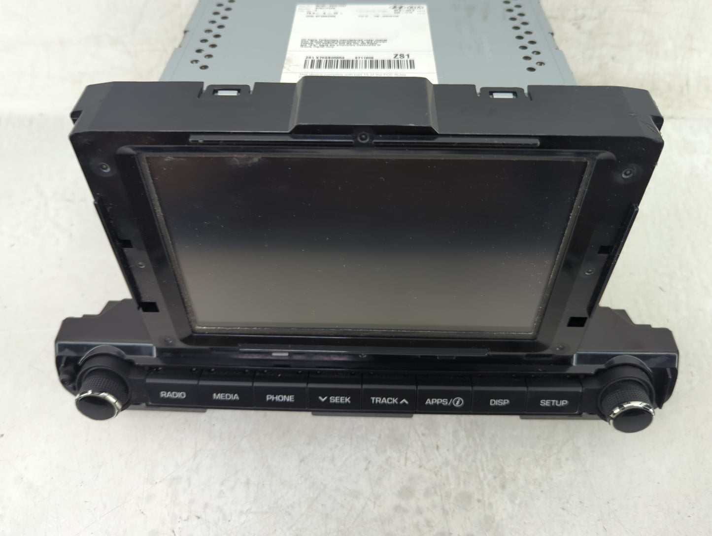 2017-2018 Hyundai Elantra Radio AM FM Cd Player Receiver Replacement P/N:96160-F2101UAT Fits Fits 2017 2018 OEM Used Auto Pa