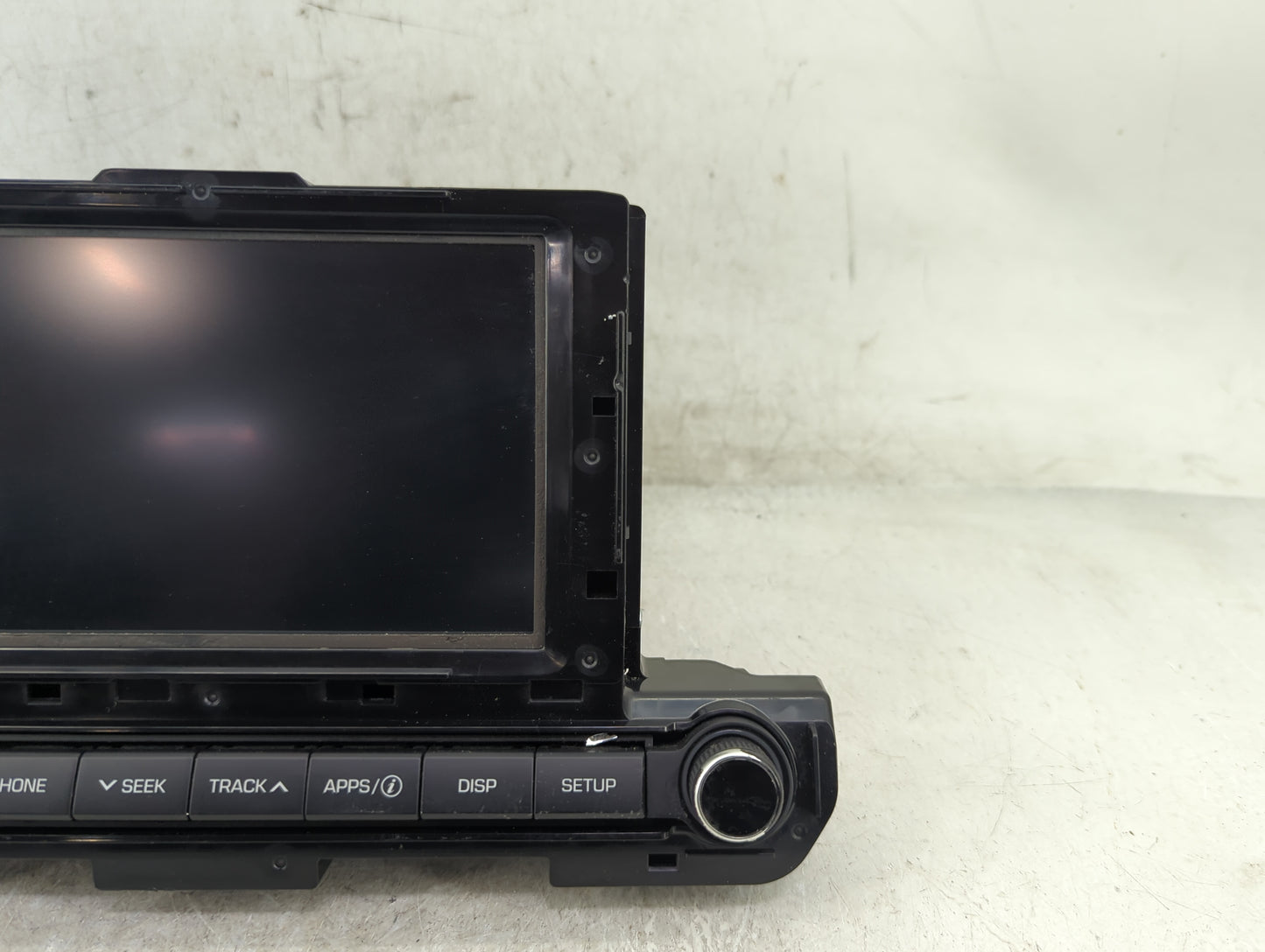 2017-2018 Hyundai Elantra Radio AM FM Cd Player Receiver Replacement P/N:96160-F2100UAT Fits Fits 2017 2018 OEM Used Auto Pa