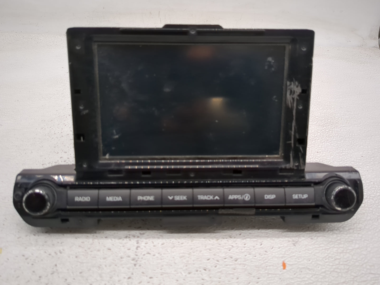2017-2018 Hyundai Elantra Radio AM FM Cd Player Receiver Replacement P/N:96160-F2100UAT Fits Fits 2017 2018 OEM Used Auto Pa