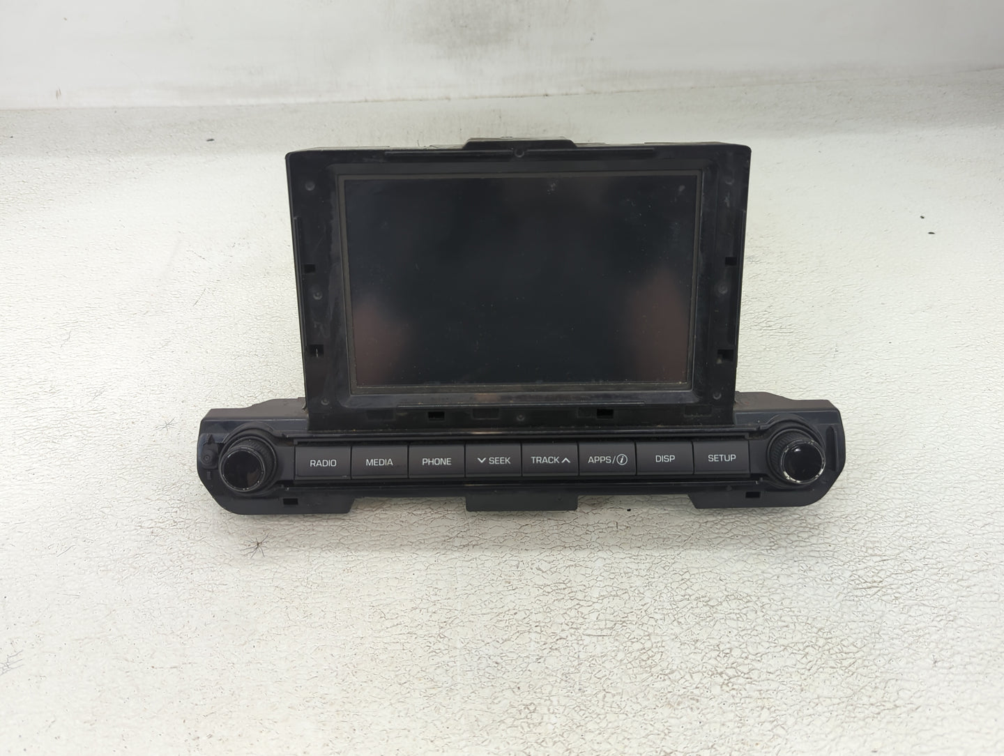 2017-2018 Hyundai Elantra Radio AM FM Cd Player Receiver Replacement P/N:96160-F2100UAT Fits Fits 2017 2018 OEM Used Auto Pa