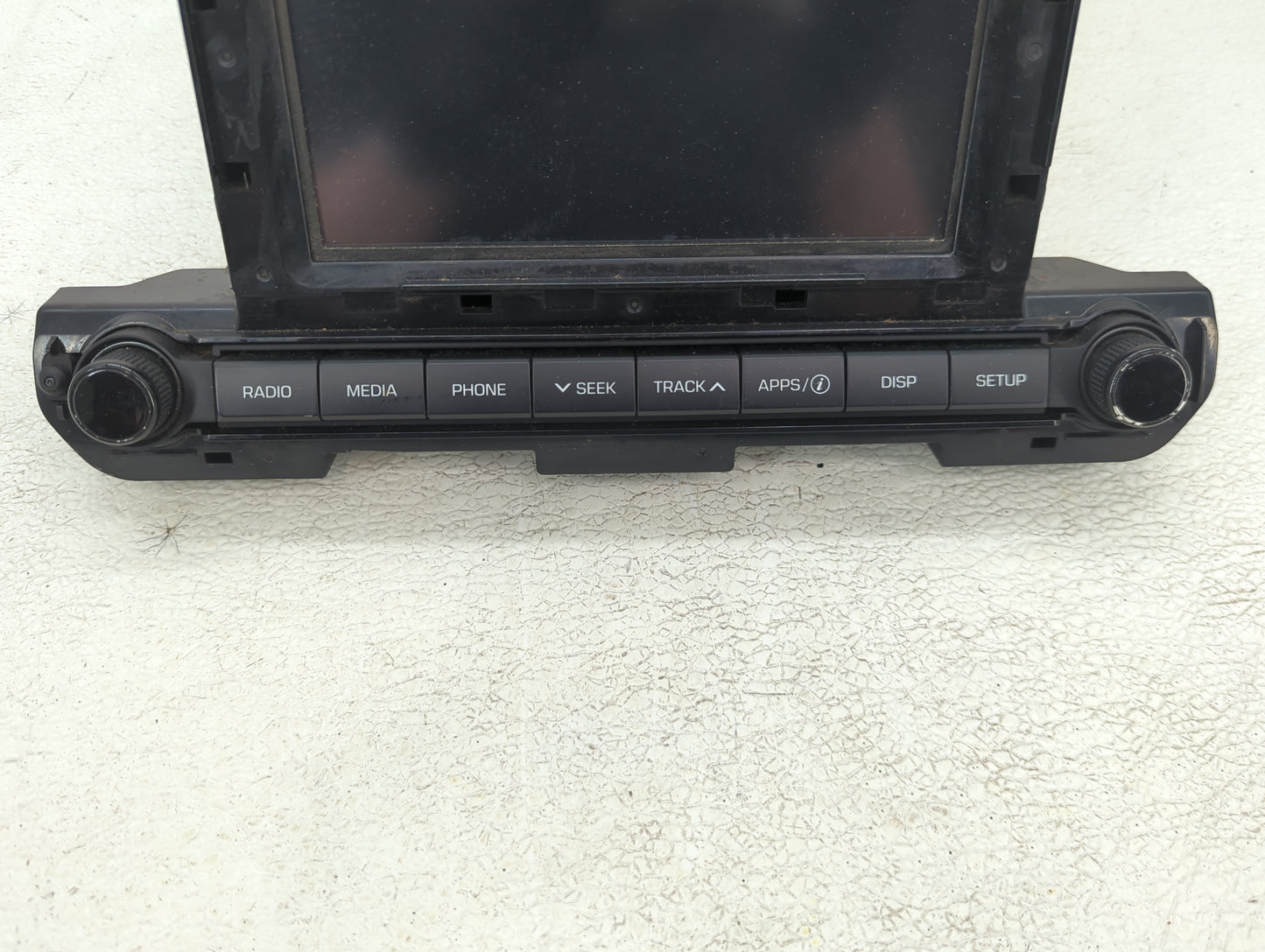 2017-2018 Hyundai Elantra Radio AM FM Cd Player Receiver Replacement P/N:96160-F2100UAT Fits Fits 2017 2018 OEM Used Auto Pa