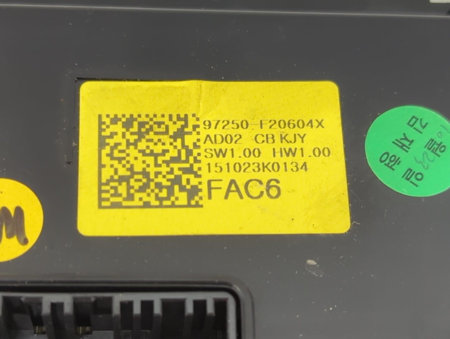 2017-2018 Hyundai Elantra Climate Control Module Temperature AC/Heater Replacement P/N:97250-F20604X Fits Fits 2017 2018 OEM
