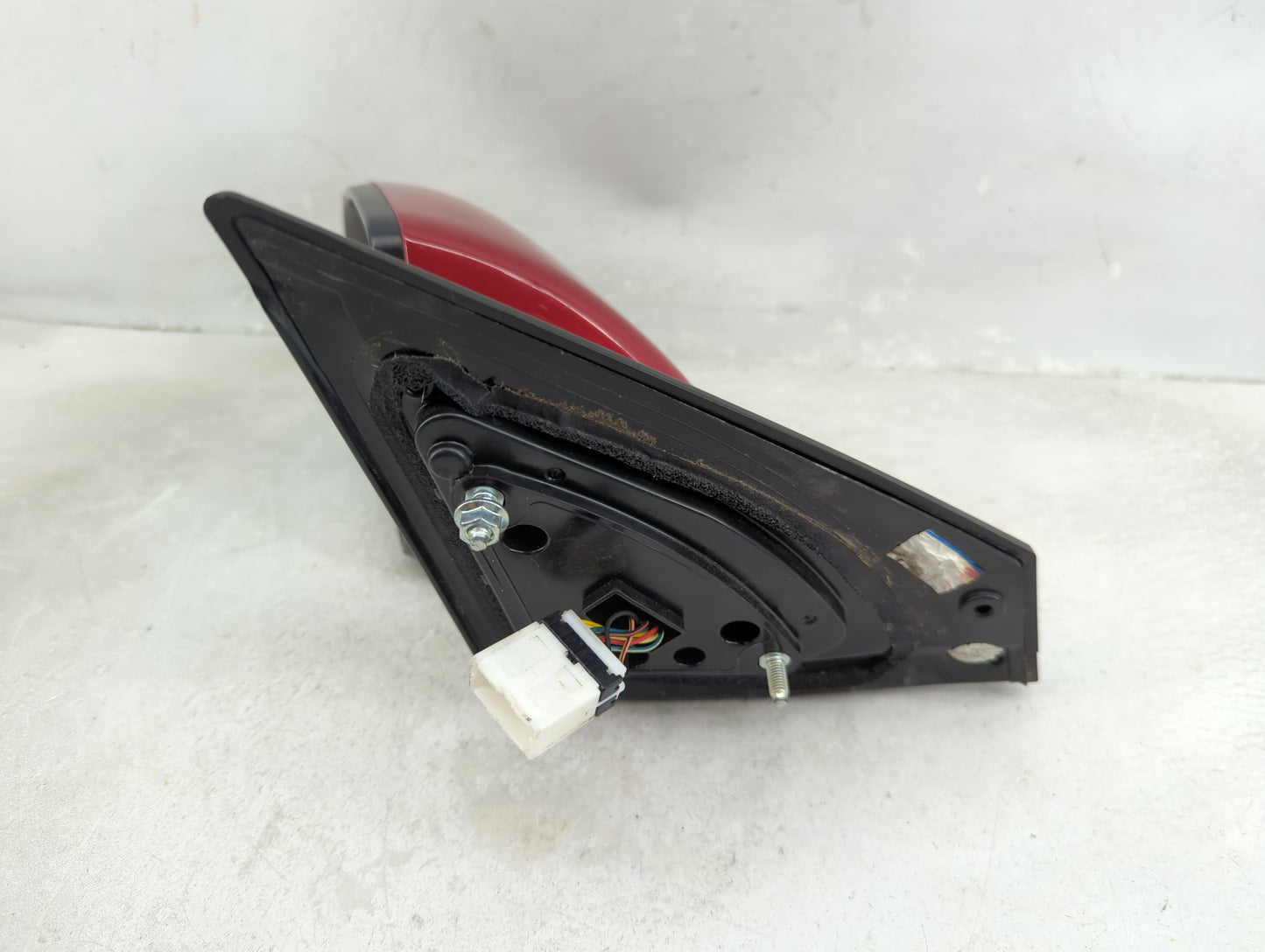 2017-2018 Hyundai Elantra Driver Left Side View Manual Door Mirror Red - Oemusedautoparts1.com