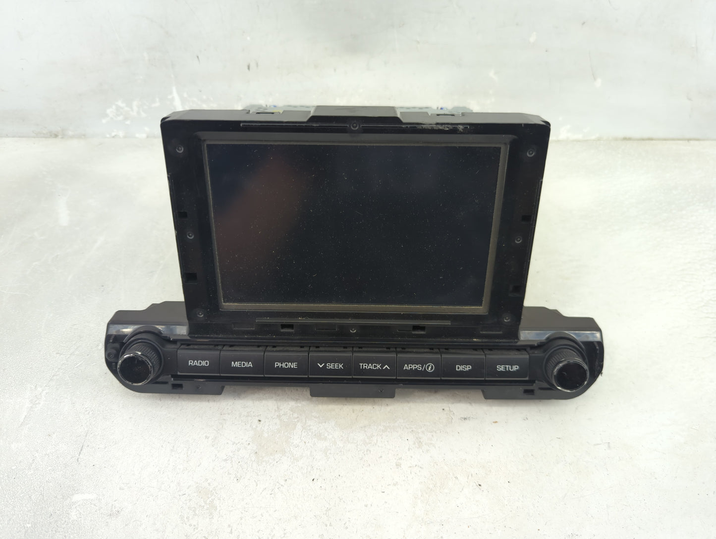 2017-2018 Hyundai Elantra Radio AM FM Cd Player Receiver Replacement P/N:96160-F2100UAT Fits Fits 2017 2018 OEM Used Auto Pa