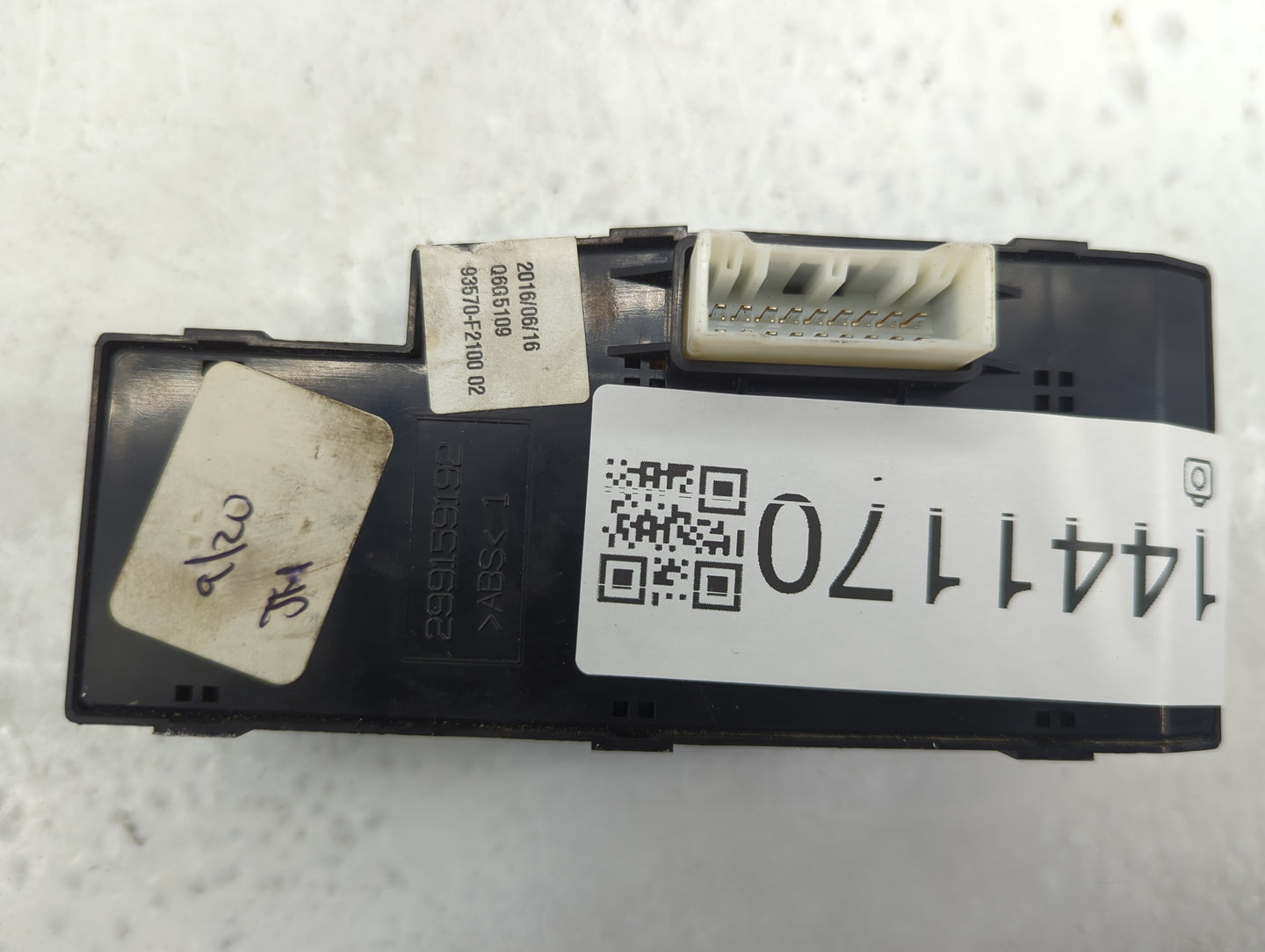 2017-2020 Hyundai Elantra Master Power Window Switch Replacement Driver Side Left P/N:93570-F2100 Fits Fits 2017 2018 2019 2