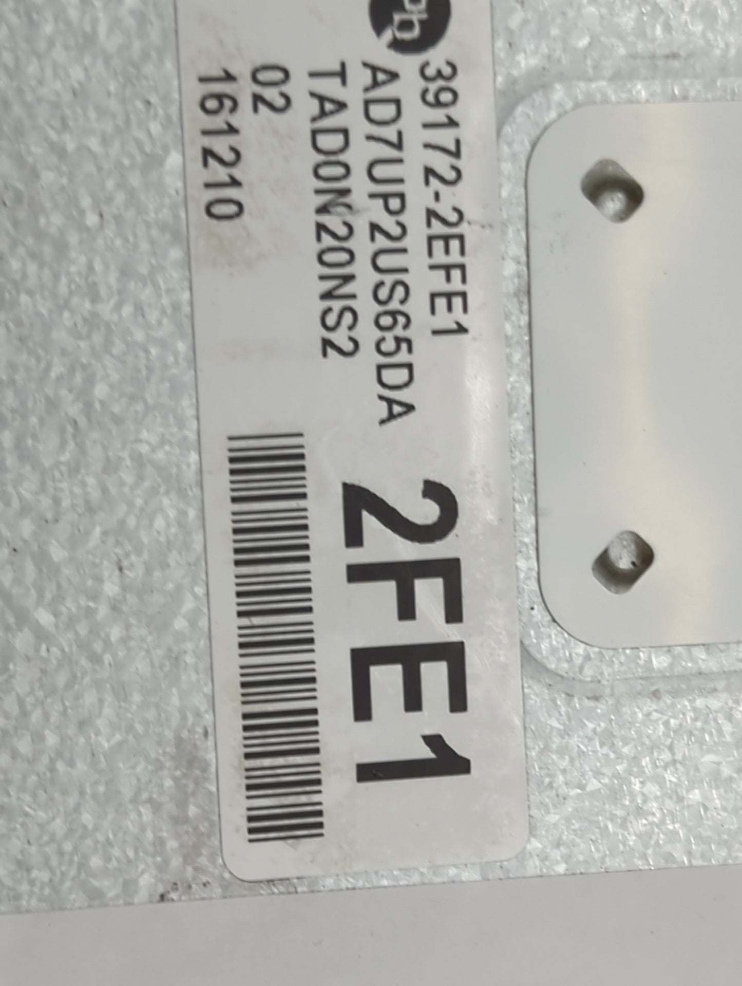 2017-2019 Hyundai Elantra PCM Engine Control Computer ECU ECM PCU OEM P/N:39172-2EFE1 AD7UP2US65DA Fits Fits 2017 2018 2019 