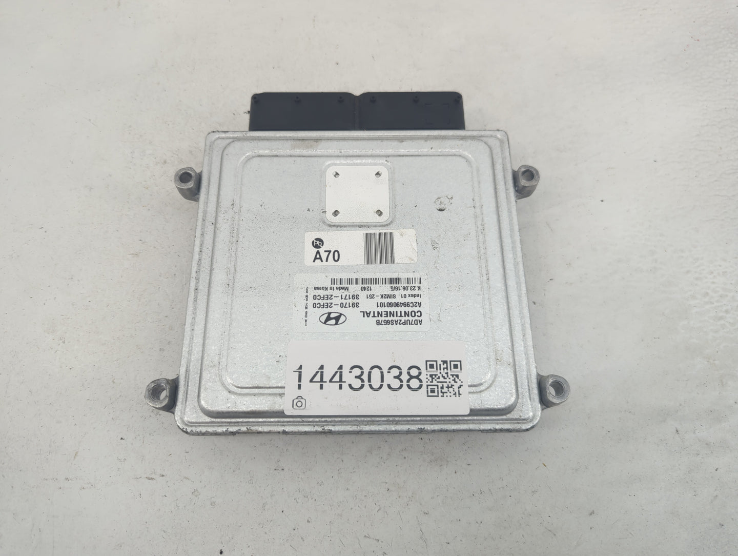 2017-2018 Hyundai Elantra PCM Engine Control Computer ECU ECM PCU OEM P/N:39171-2EFC0 39170-2EFC0 Fits Fits 2017 2018 OEM Us