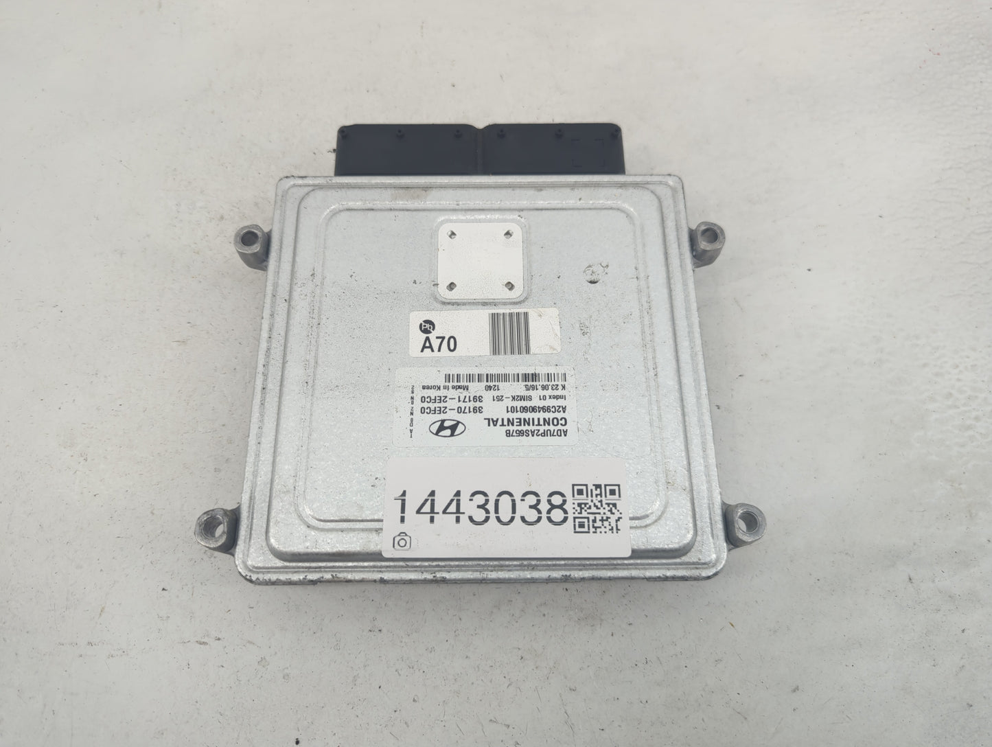 2017-2018 Hyundai Elantra PCM Engine Control Computer ECU ECM PCU OEM P/N:39171-2EFC0 39170-2EFC0 Fits Fits 2017 2018 OEM Us