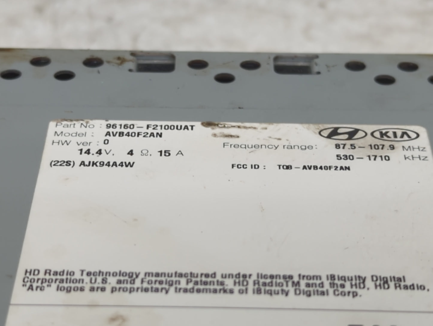 2017 Hyundai Elantra Information Display Screen - Oemusedautoparts1.com