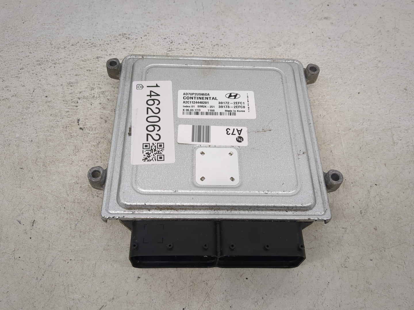 2017 Hyundai Elantra PCM Engine Control Computer ECU ECM PCU OEM P/N:39173-2EFC0 39172-2EFC1 Fits OEM Used Auto Parts - Oemu