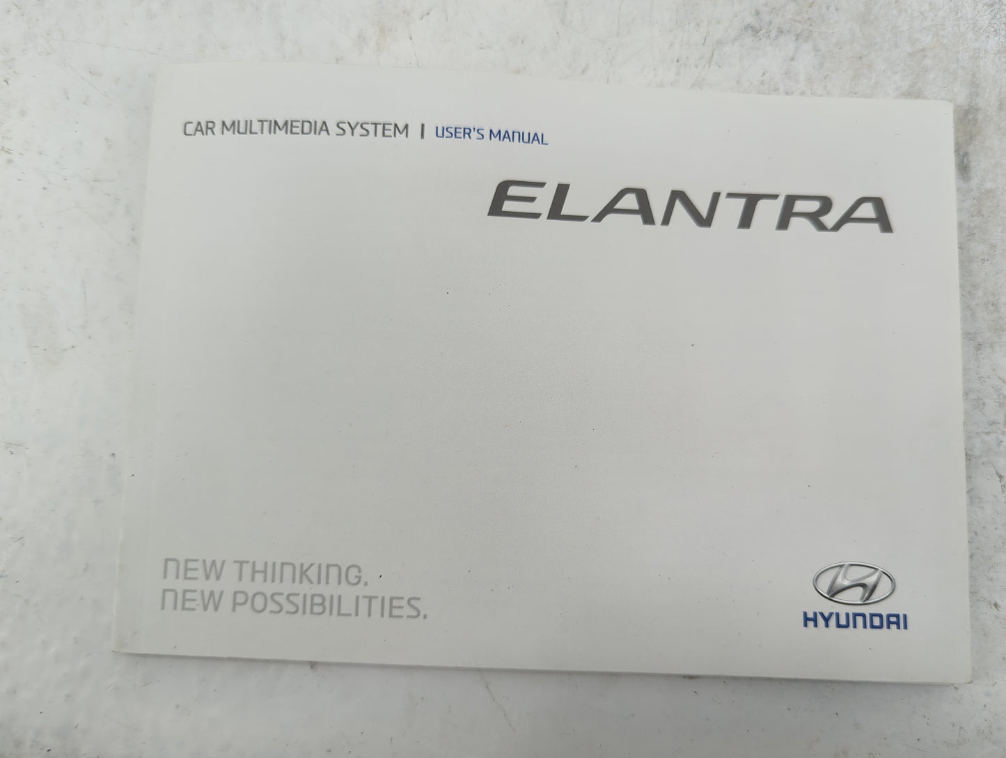 2017 Hyundai Elantra Owners Manual Book Guide P/N:F2MS7-B5000 F2EUF11 OEM Used Auto Parts - Oemusedautoparts1.com