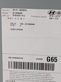 2016-2017 Hyundai Elantra Radio AM FM Cd Player Receiver Replacement P/N:96170-A5260GU AC1B2A5AN Fits Fits 2016 2017 OEM Use
