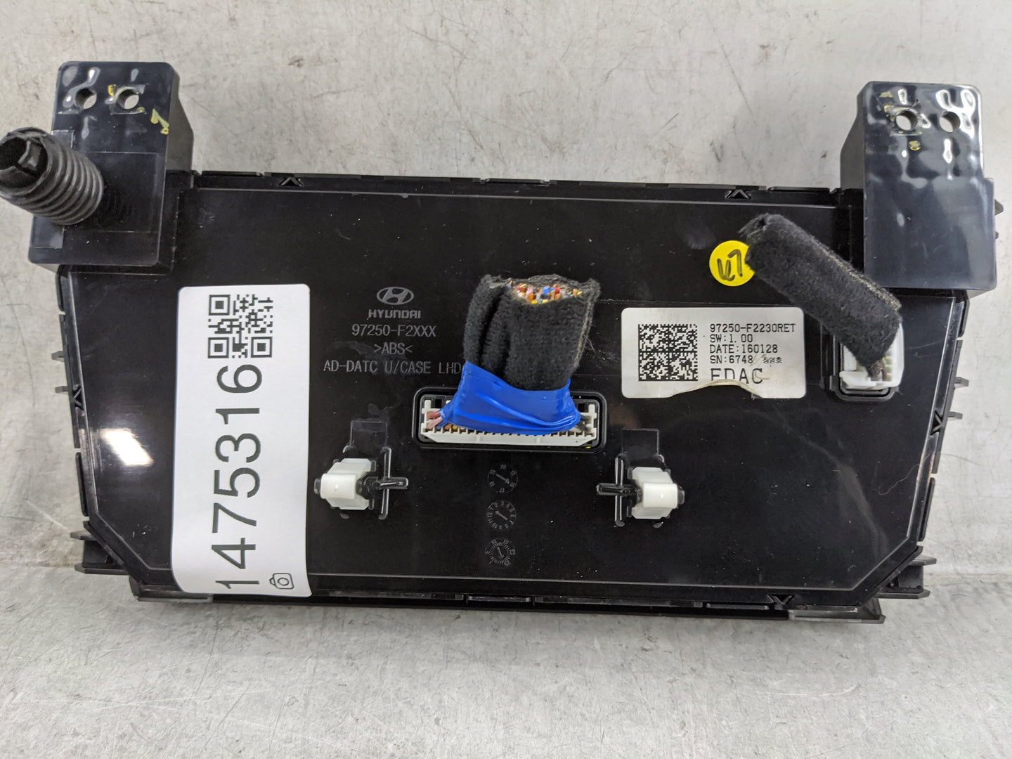 2017-2018 Hyundai Elantra Climate Control Module Temperature AC/Heater Replacement P/N:97250-F2230RET 97250-F2XXX Fits OEM U