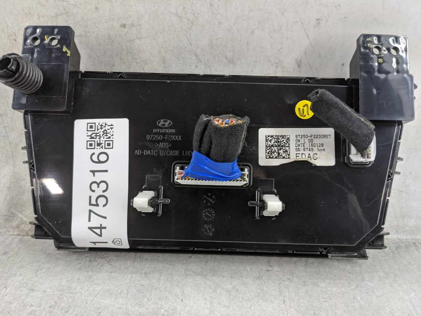2017-2018 Hyundai Elantra Climate Control Module Temperature AC/Heater Replacement P/N:97250-F2230RET 97250-F2XXX Fits OEM U