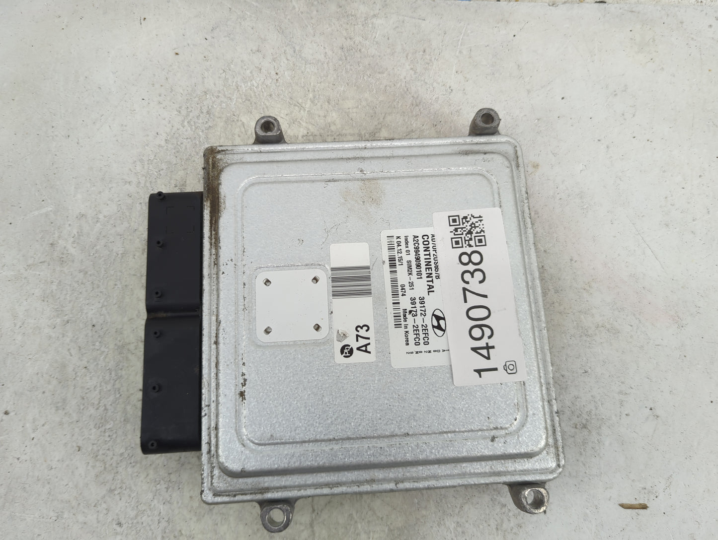 2017-2018 Hyundai Elantra PCM Engine Control Computer ECU ECM PCU OEM P/N:39172-2EFC0 39173-2EFC0 Fits Fits 2017 2018 OEM Us