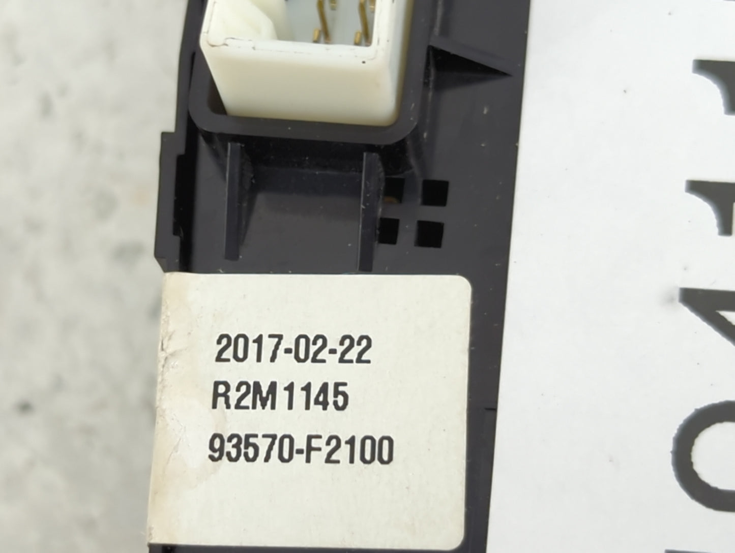 2017-2020 Hyundai Elantra Master Power Window Switch Replacement Driver Side Left P/N:93570-F2100 Fits Fits 2017 2018 2019 2