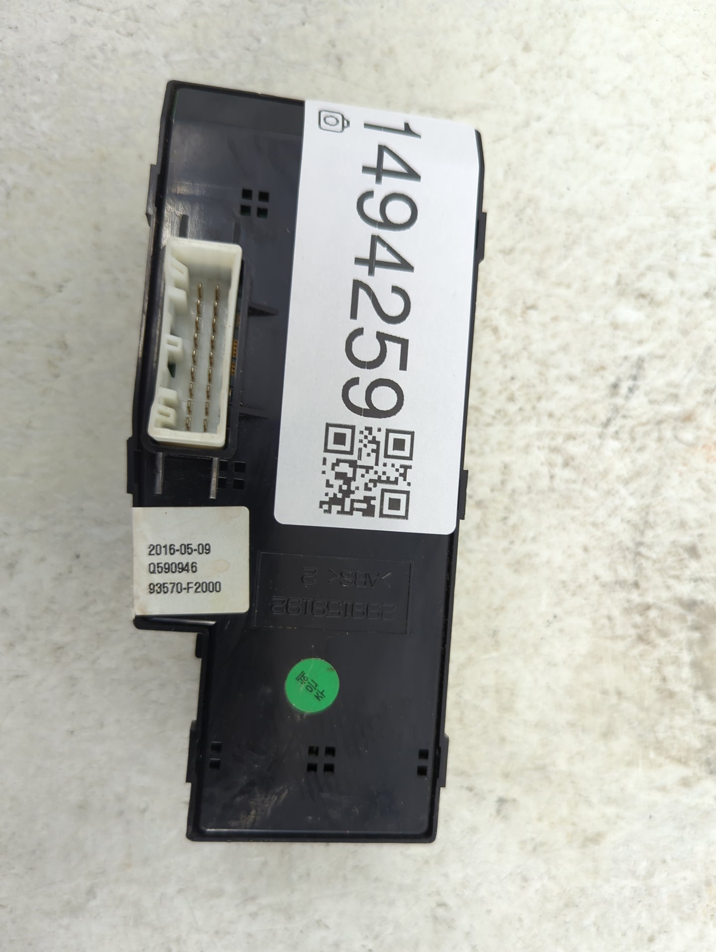 2017-2020 Hyundai Elantra Master Power Window Switch Replacement Driver Side Left P/N:93570-F2000 Fits Fits 2017 2018 2019 2