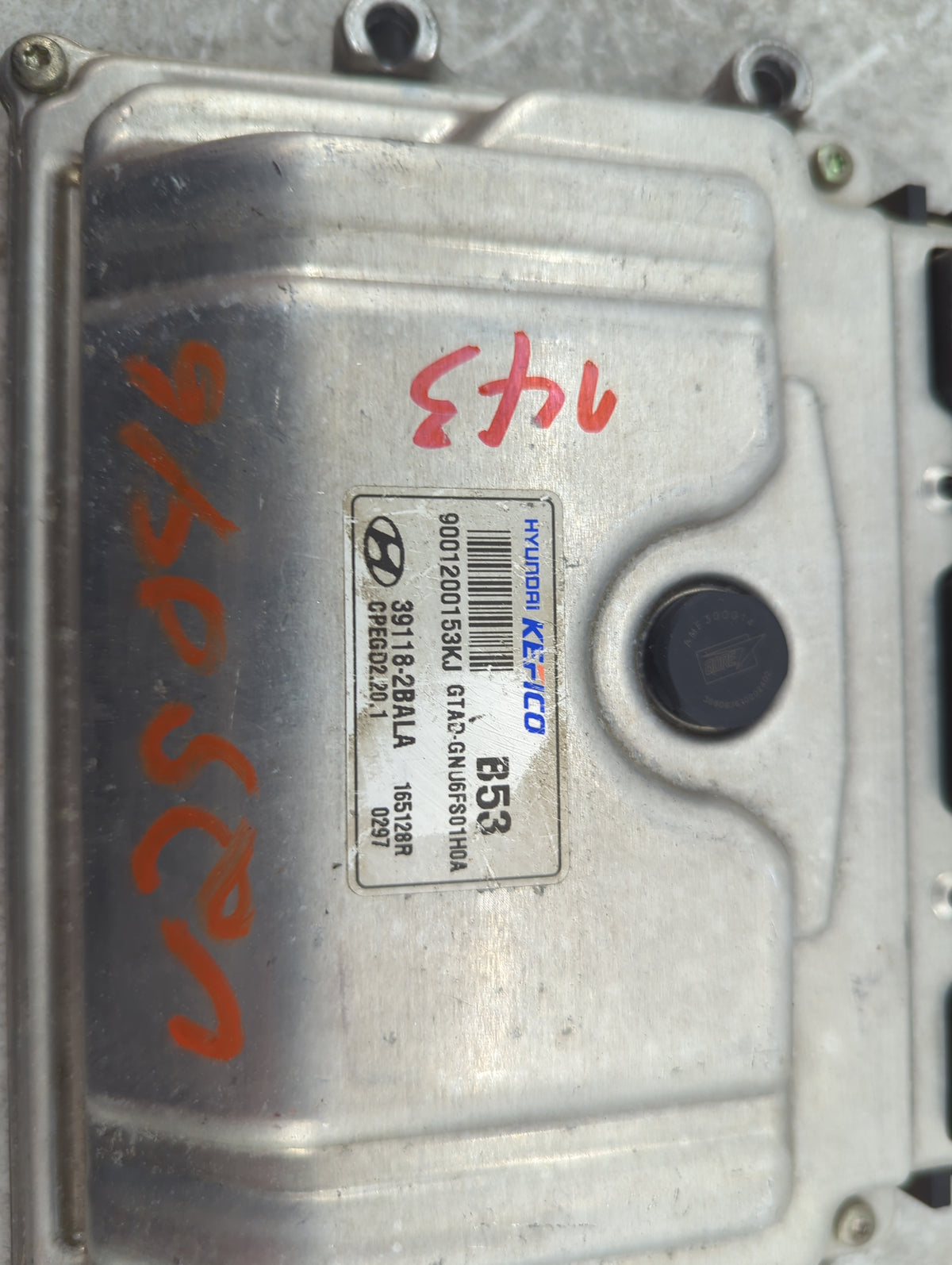 2017-2018 Hyundai Elantra PCM Engine Control Computer ECU ECM PCU OEM P/N:39118-2BALA 9001200153KJ Fits Fits 2017 2018 OEM U