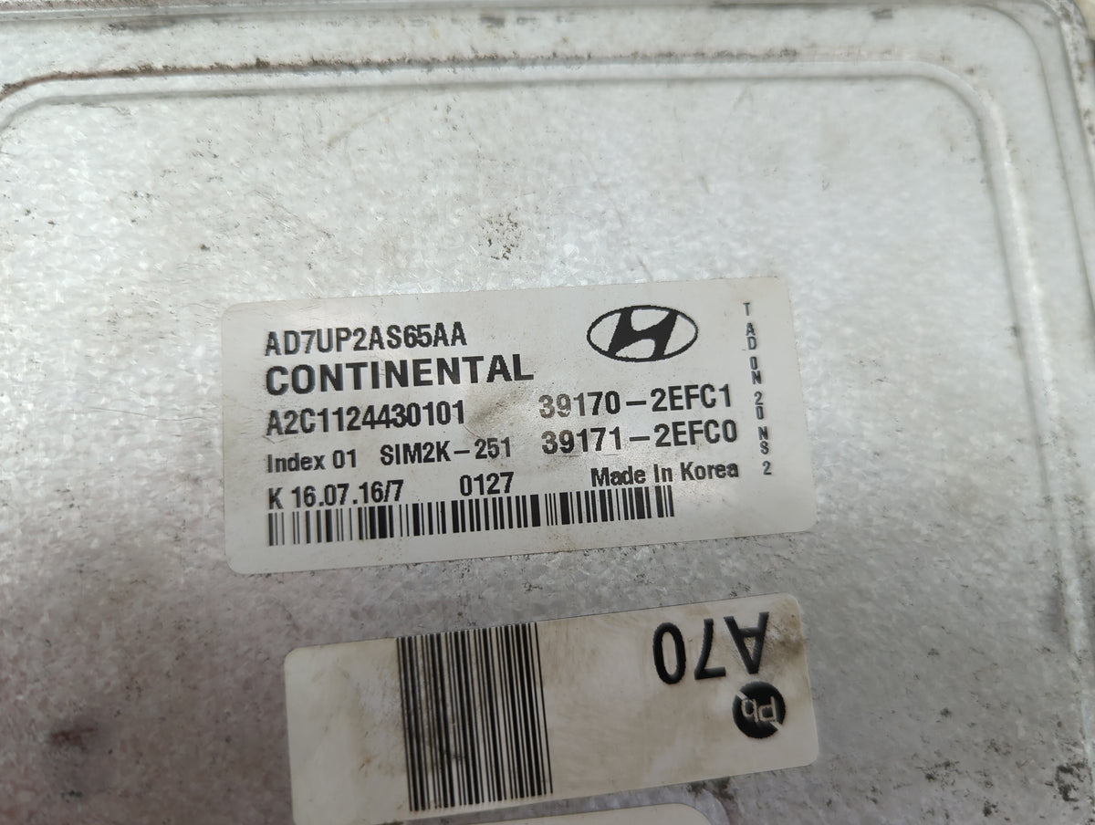 2017-2018 Hyundai Elantra PCM Engine Control Computer ECU ECM PCU OEM P/N:AD7UP2AS65AA A2C1124430101 Fits Fits 2017 2018 OEM
