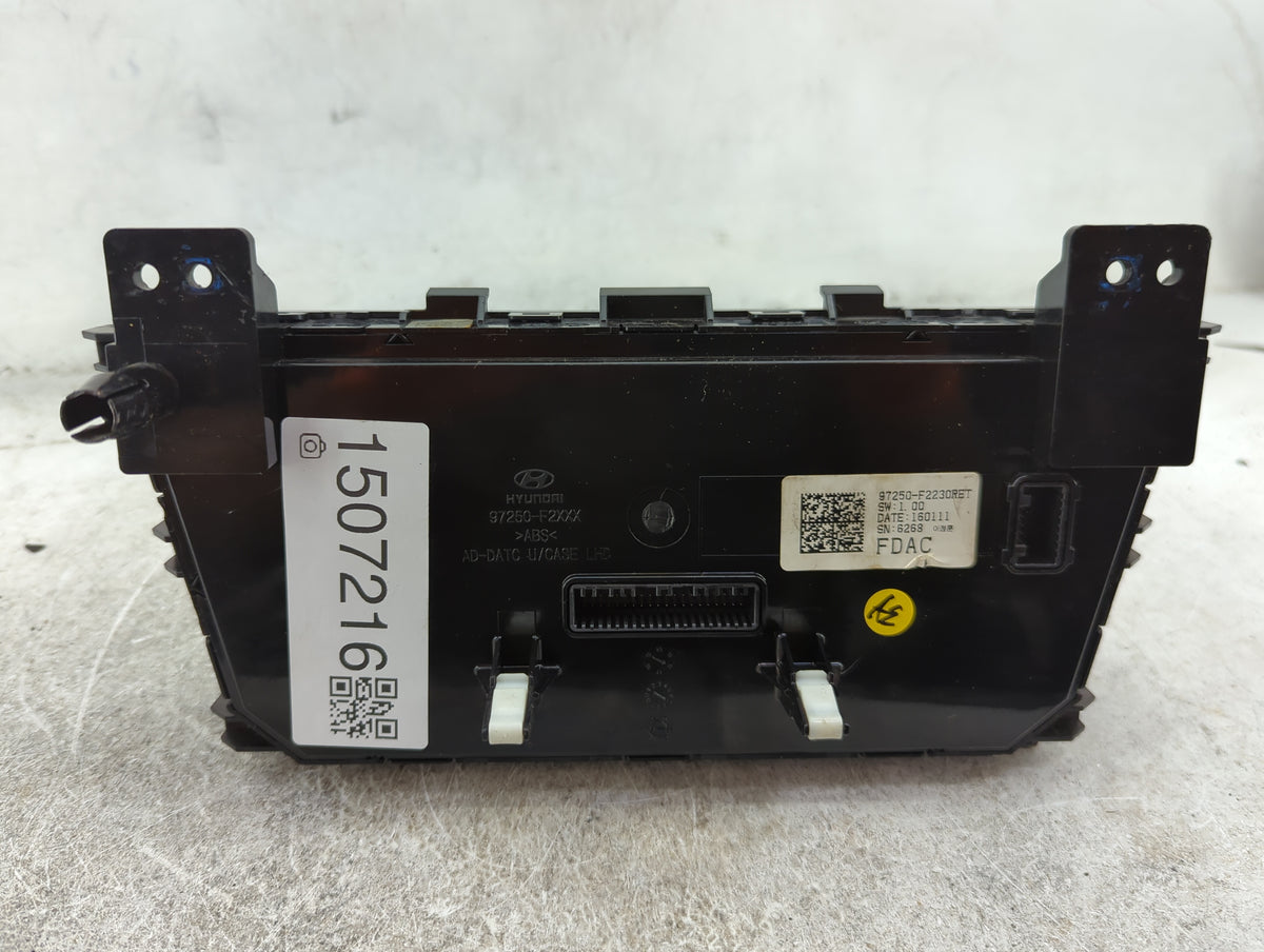 2017-2018 Hyundai Elantra Climate Control Module Temperature AC/Heater Replacement P/N:97250-F2230RET 97250-F2XXX Fits OEM U